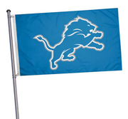 DETROIT LIONS 3X5' NYLON FLAG