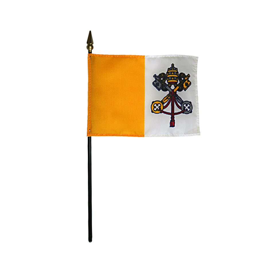 PAPAL/ROMAN CATHOLIC TABLE TOP FLAG 4X6"