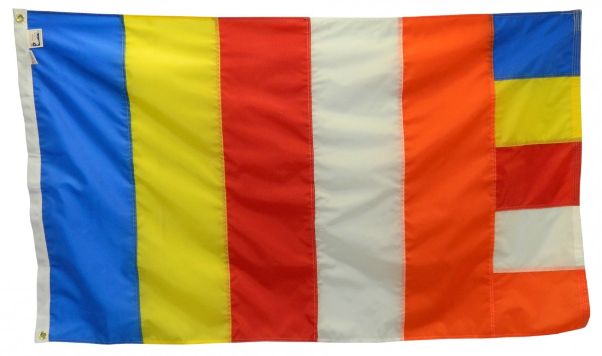 BUDDHIST OUTDOOR NYLON FLAG 3X5'