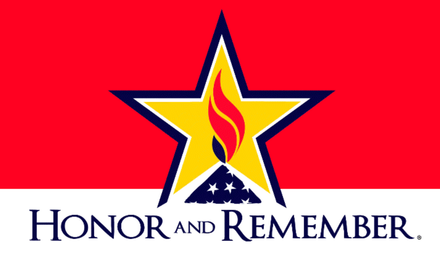 HONOR & REMEMBER OUTDOOR NYLON FLAG 3X5'