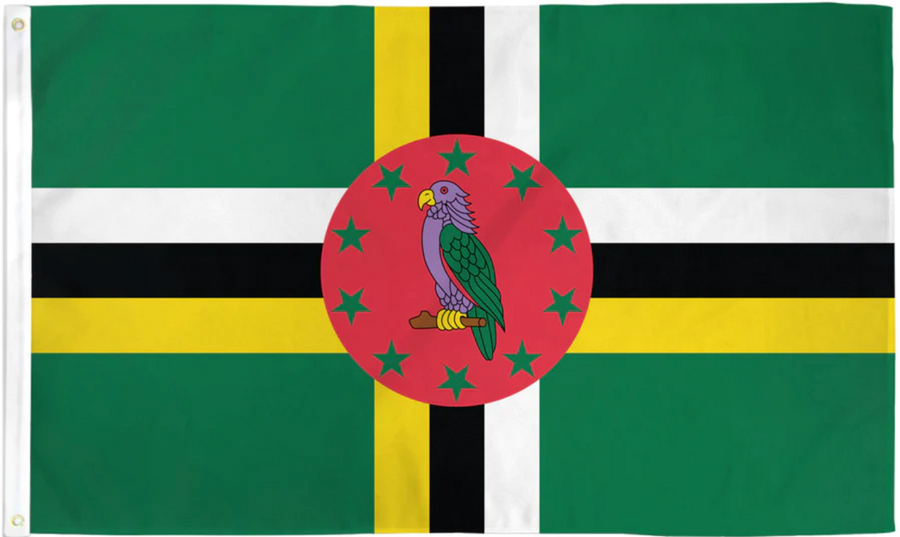 DOMINICA NYLON FLAG (2X3' - 6X10')