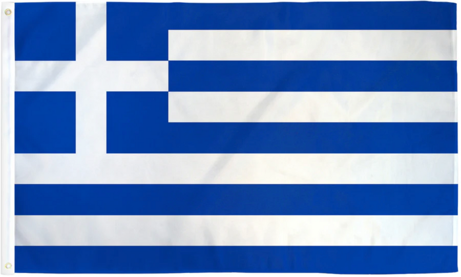 GREECE NYLON FLAG (2X3' - 6X10')