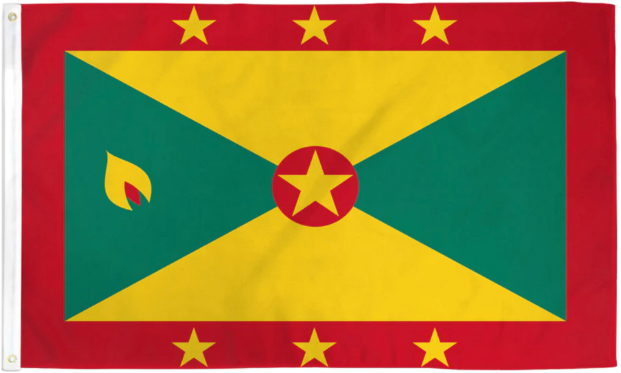 GRENADA NYLON FLAG (2X3' - 6X10')