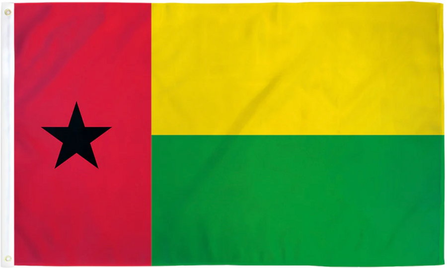 GUINEA-BISSAU NYLON FLAG (2X3' - 6X10')