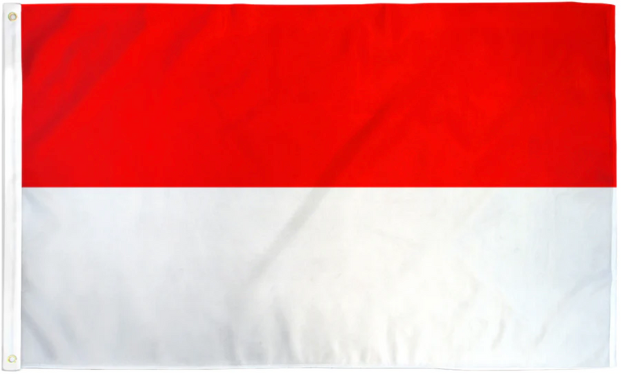 INDONESIA NYLON FLAG (2X3' - 6X10')