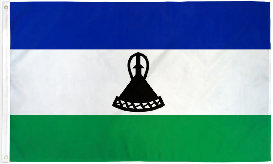 LESOTHO NYLON FLAG (2X3' - 6X10')
