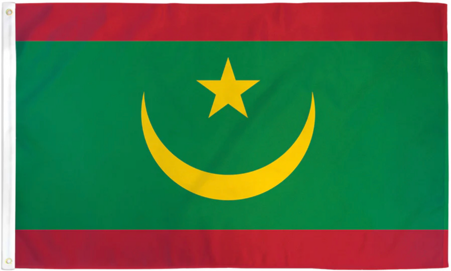 MAURITANIA NYLON FLAG (2X3' - 6X10')