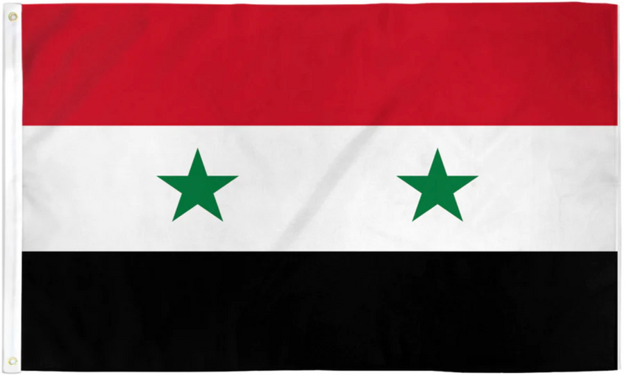 SYRIA NYLON FLAG (2X3' - 6X10')
