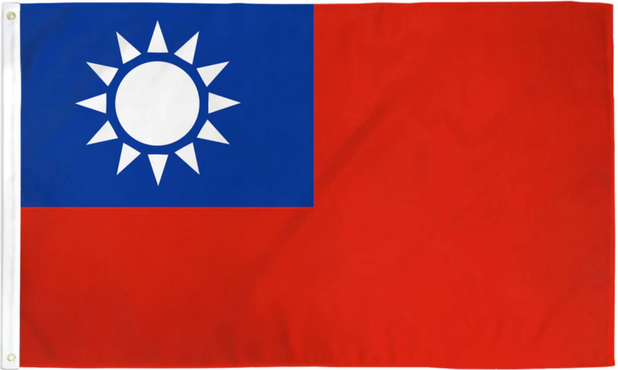TAIWAN NYLON FLAG (2X3' - 6X10')