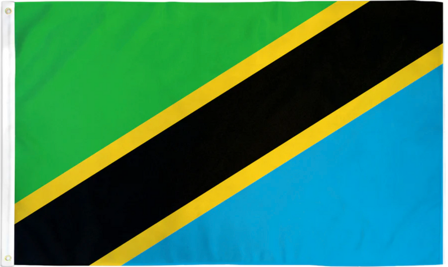 TANZANIA NYLON FLAG (2X3' - 6X10')