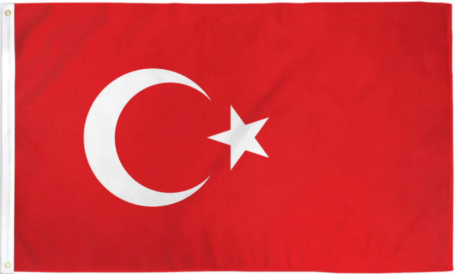 TURKEY NYLON FLAG (2X3' - 6X10')