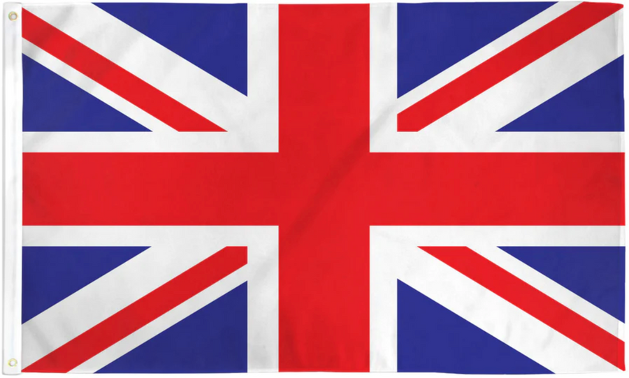 UNITED KINGDOM NYLON FLAG (12X18" - 6X10')