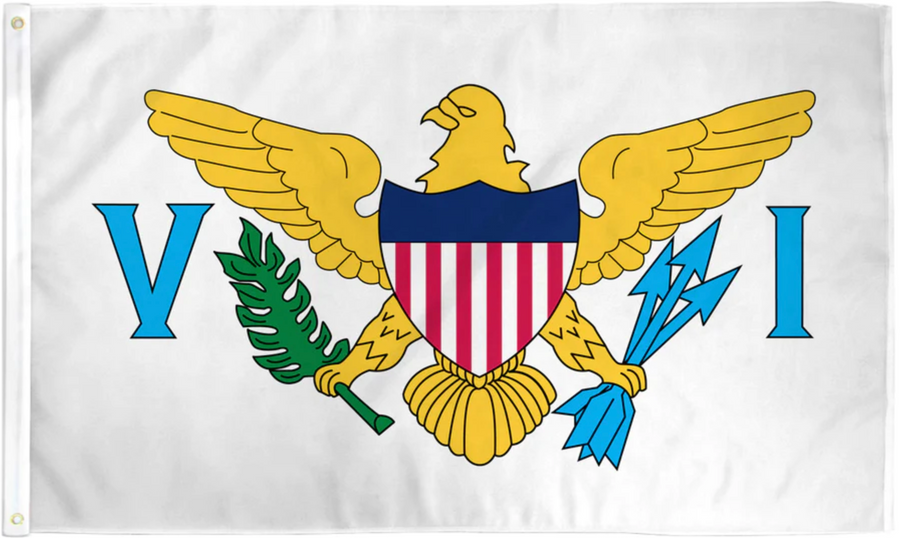 U.S. VIRGIN ISLANDS NYLON FLAG (2X3' - 6X10')