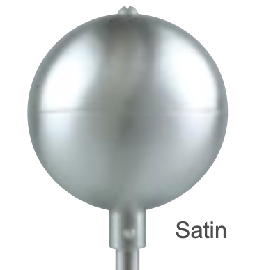BALL ORNAMENT FOR OUTDOOR FLAGPOLES