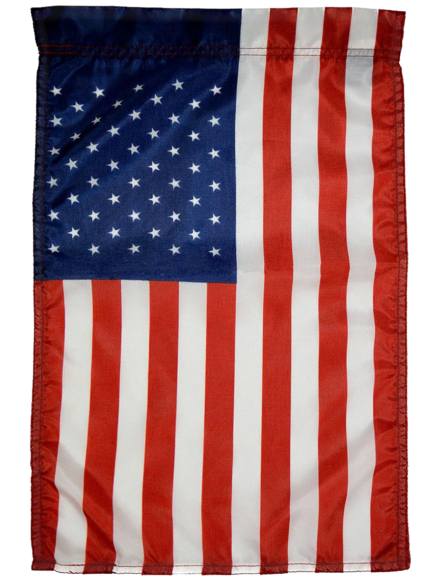 U.S. Embroidered Nylon Pole Sleeve Flag