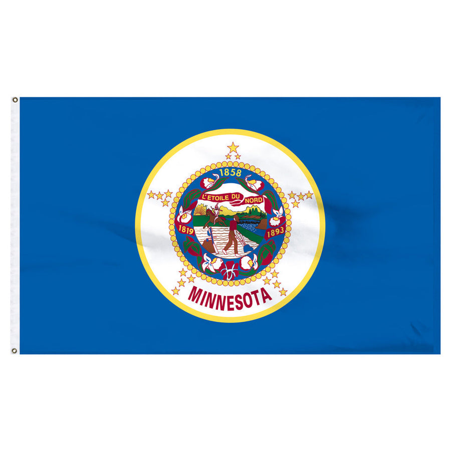 STATE OF MINNESOTA POLY FLAG