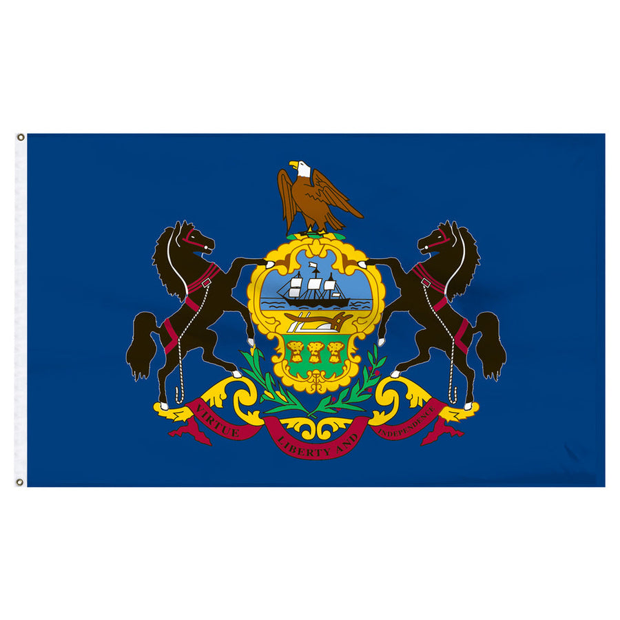 STATE OF PENNSYLVANIA POLY FLAG