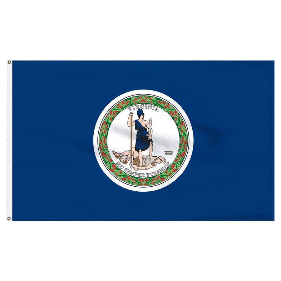 STATE OF VIRGINIA POLY FLAG