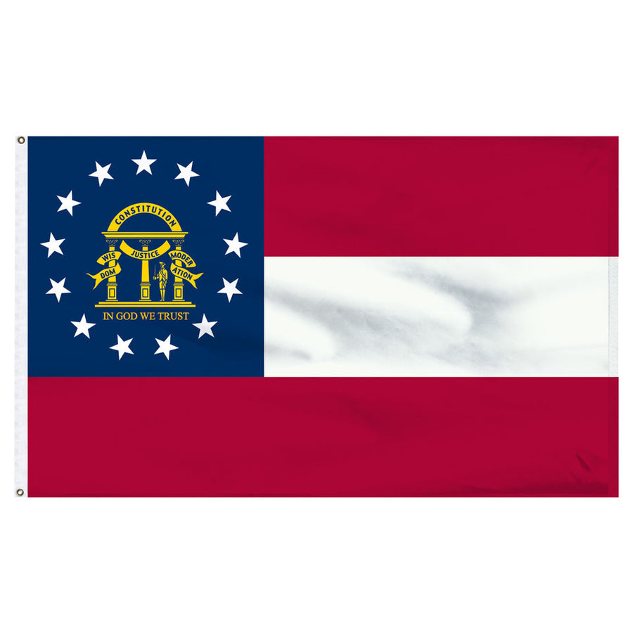 STATE OF GEORGIA POLY FLAG