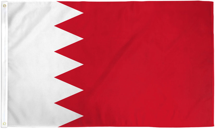 BAHRAIN FLAG POLY 3X5'