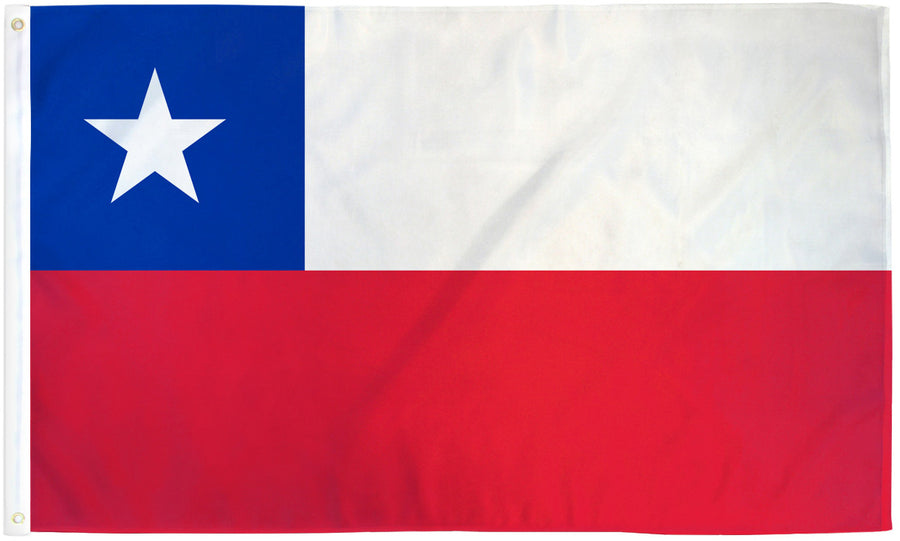 CHILE NYLON FLAG (12X18" - 6X10')