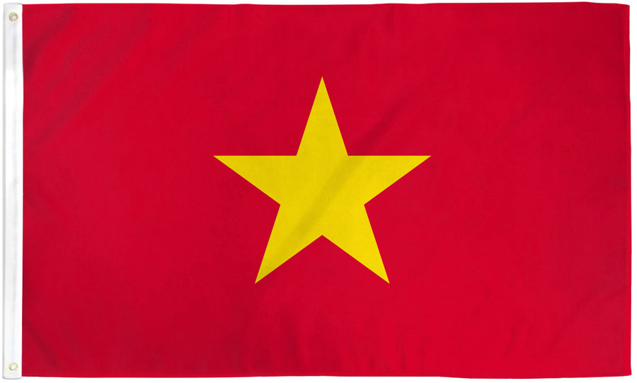 VIETNAM FLAG POLY 3X5'