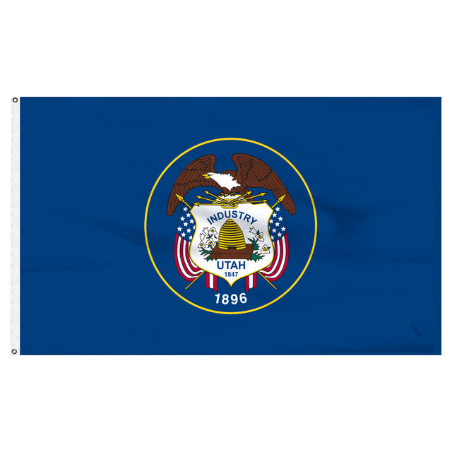 STATE OF UTAH POLY FLAG