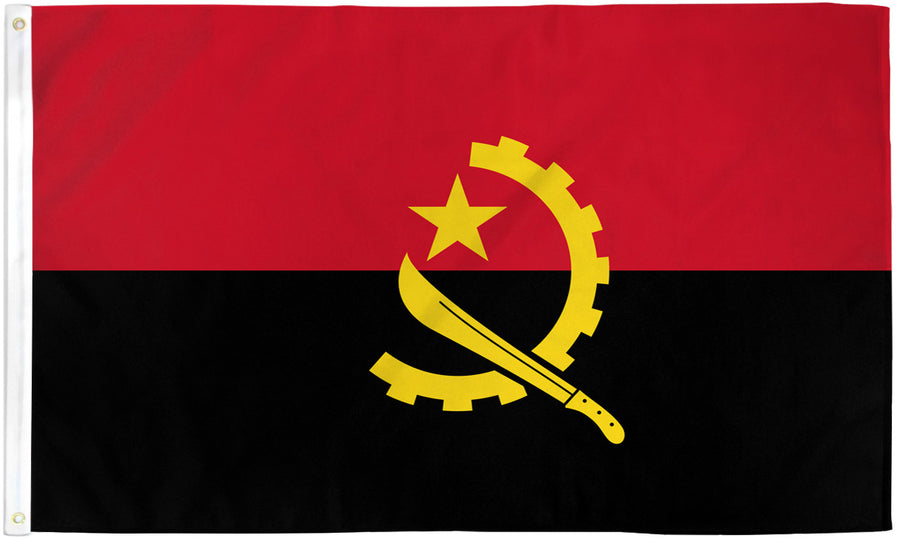 ANGOLA NYLON FLAG (2X3' - 6X10')