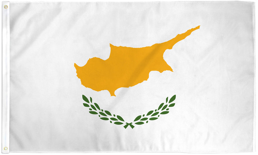 CYPRUS FLAG POLY 3X5'
