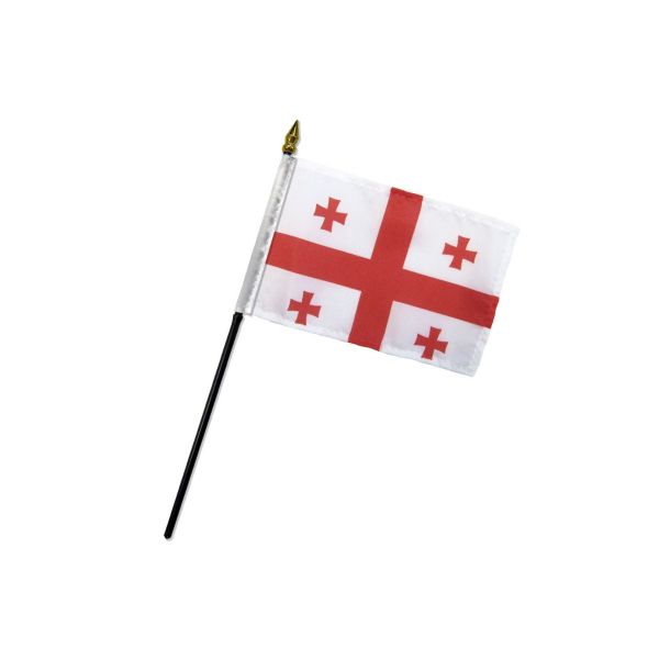 GEORGIA STICK FLAG 4X6"