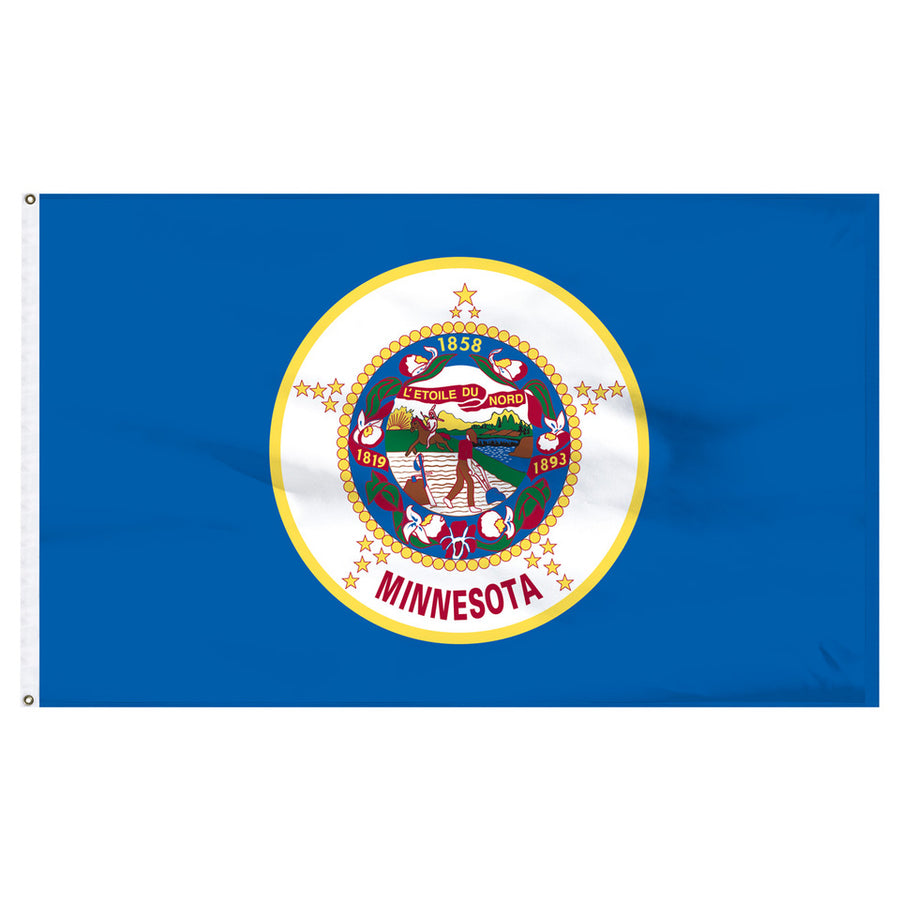 STATE OF MINNESOTA NYLON FLAG