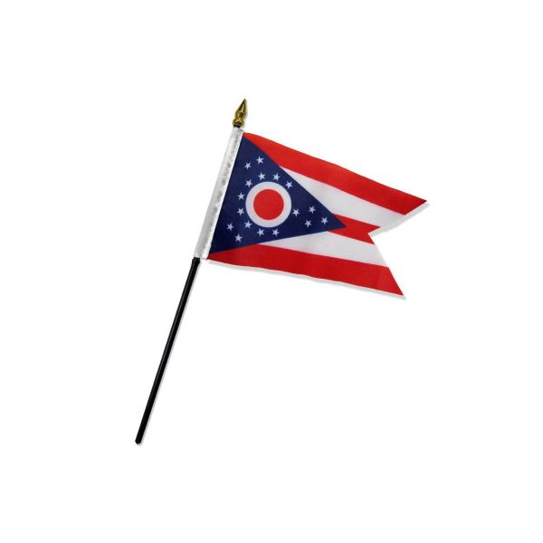 STATE OF OHIO TABLE TOP FLAG 4X6"
