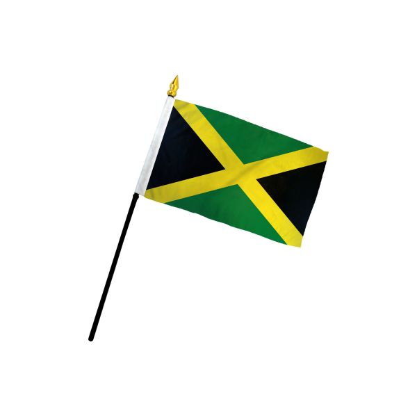 JAMAICA STICK FLAG 4X6"