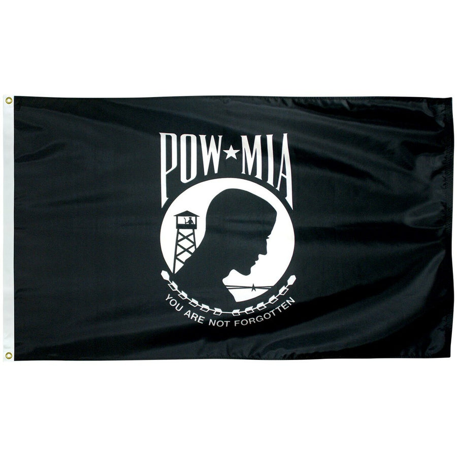 POW/MIA FLAG POLY 3X5'