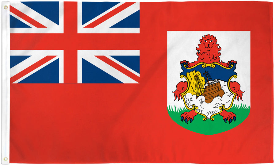 BERMUDA NYLON FLAG (12X18" - 6X10')