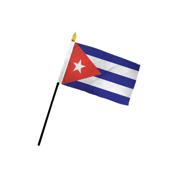CUBA STICK FLAG 4X6"