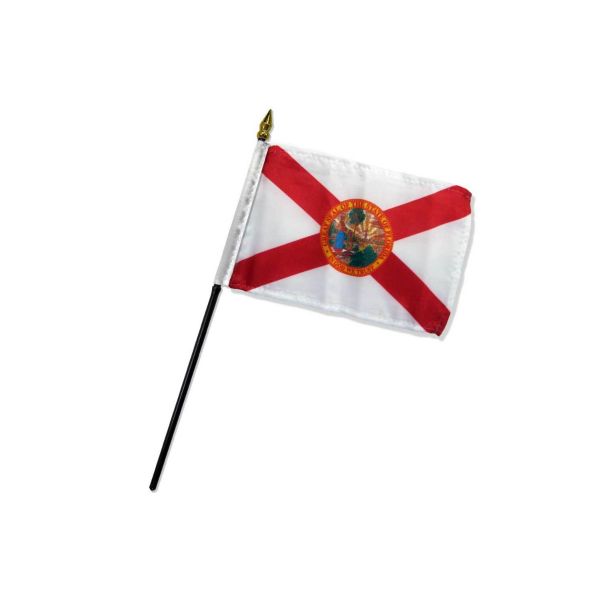 STATE OF FLORIDA TABLE TOP FLAG 4X6"