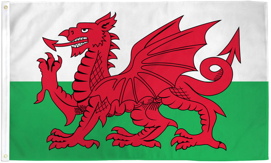 WALES FLAG POLY 3X5'
