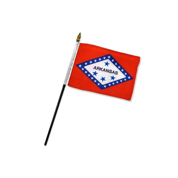 STATE OF ARKANSAS TABLE TOP FLAG 4X6"