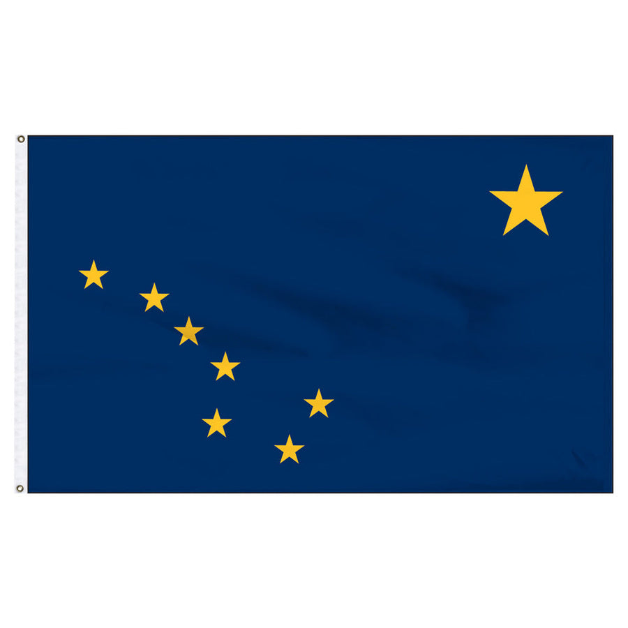 STATE OF ALASKA POLY FLAG