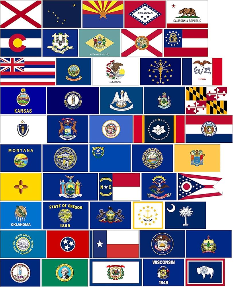 The Significance of Each U.S. State Flag: Flying Symbolism