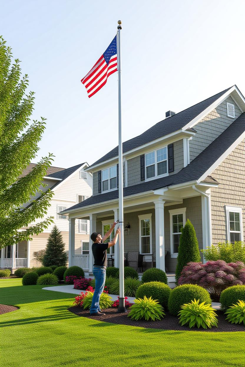 Flagpole Installation and Equipment