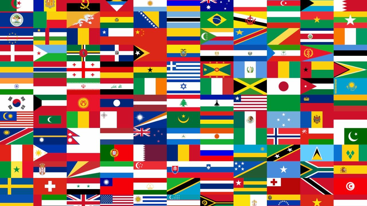 International Outdoor Nylon Flags
