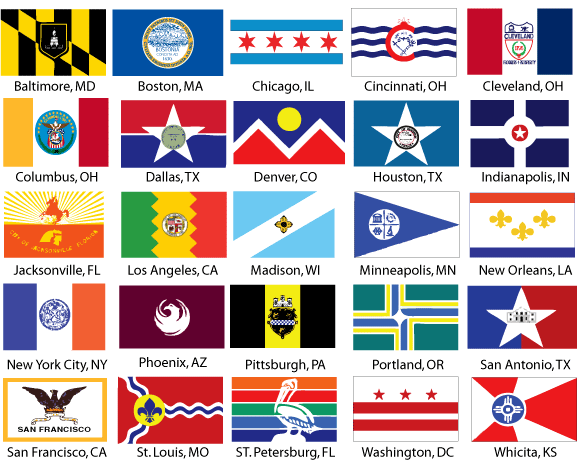 City & County Flags