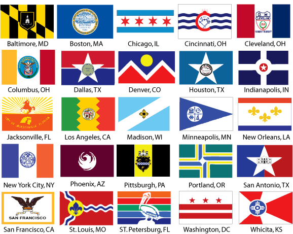 U.S. Made City and County Durable Outdoor Flags - Flags Unlimited