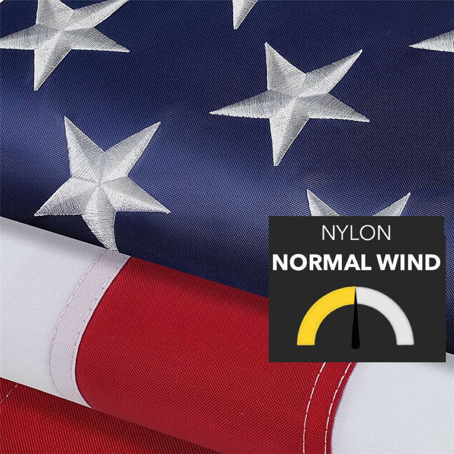 U.S. COMMERCIAL NYLON FLAG