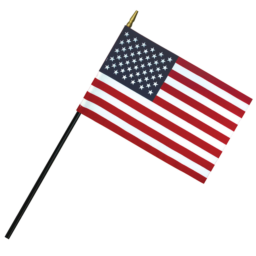 UNITED STATES STICK FLAG 4X6"