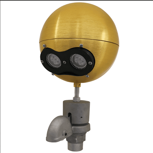 External rotating flagpole beacon