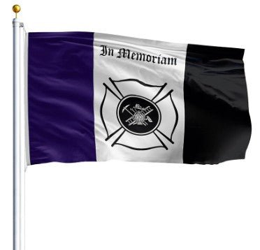 Fireman Mourning - Flags Unlimited