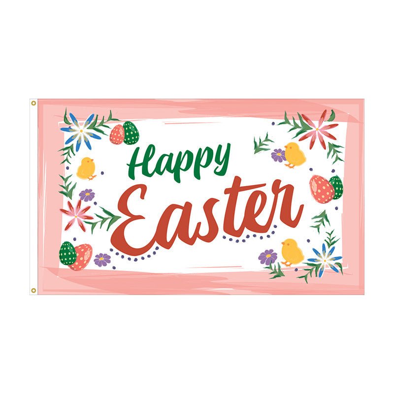 Happy Easter Outdoor Garden Flag - Flags Unlimited
